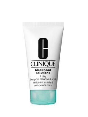 Clinique 7 Day Deep Pore Cleanser & Scrub Blackhead Solution 125ml NIB A2